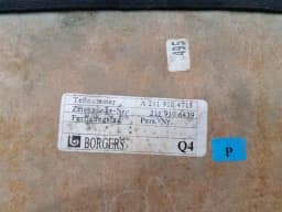 MERCEDES-BENZ Mercedes E Class W211 Front Seat Rear Cover A2119104715 Trim Ventilated — thumbnail 8
