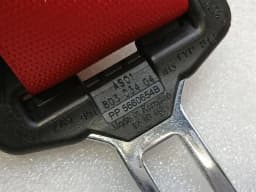 PORSCHE Porsche 911 991 Front Seat Belt 99180303404 Convertible Set Belt Front Guards Red — thumbnail 3