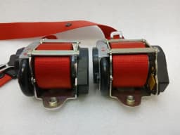 PORSCHE Porsche 911 991 Front Seat Belt 99180303404 Convertible Set Belt Front Guards Red — thumbnail 6