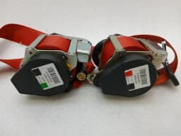 PORSCHE Porsche 911 991 Front Seat Belt 99180303404 Convertible Set Belt Front Guards Red — thumbnail 7