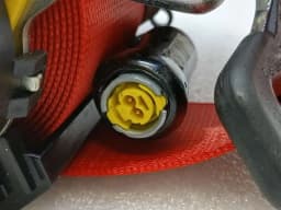 PORSCHE Porsche 911 991 Front Seat Belt 99180303404 Convertible Set Belt Front Guards Red — thumbnail 9