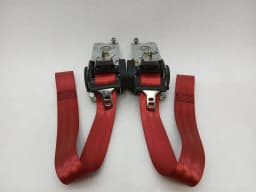 ASTON MARTIN ASTON MARTIN VANQUISH S 04-07 V12 FRONT RED SEATBELT SET 1R12-743254-AA SET — thumbnail 1