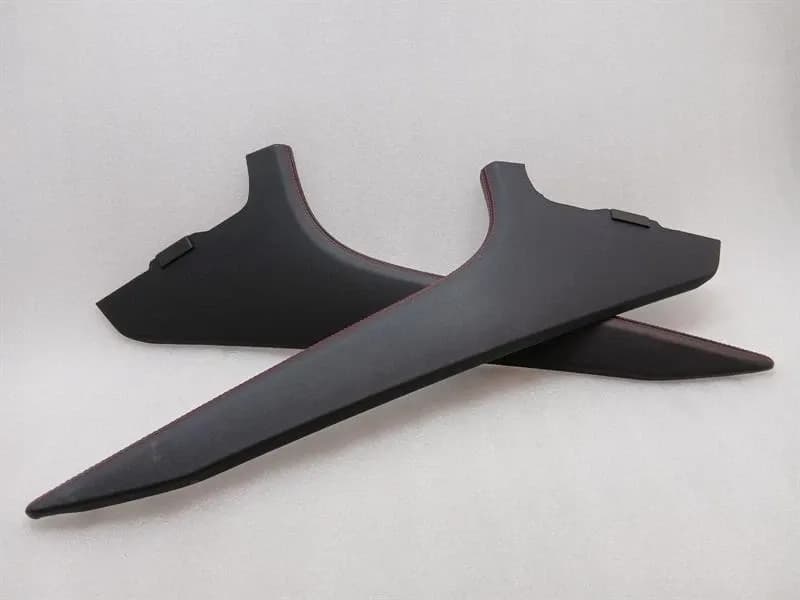 PORSCHE PORSCHE CAYMAN 718 GT4 CONSOLE LEATHER 982858066A LEATHER COVERS RED STITCHING