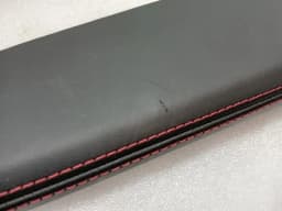 PORSCHE PORSCHE CAYMAN 718 GT4 CONSOLE LEATHER 982858066A LEATHER COVERS RED STITCHING — thumbnail 5