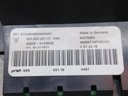 PORSCHE Porsche 911 991 GT3RS Mk1 Auto Climate Control 99165320117 Climate Control Panel A/C — thumbnail 7