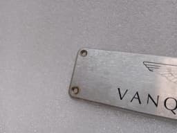 ASTON MARTIN ASTON MARTIN VANQUISH S 04-07 V12 COVER VANQUISH S DOOR POST LOGO PLATE — thumbnail 6