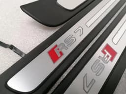 AUDI Audi RS7 A7 4G8 L:ed Door Sill Set 4G8947405B Door Sill Trim 4G8947423B Faulty — thumbnail 10