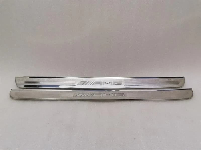 Mercedes C Class W205 AMG LED Door Sill Set A2056809108 Door Sill Trim Faulty