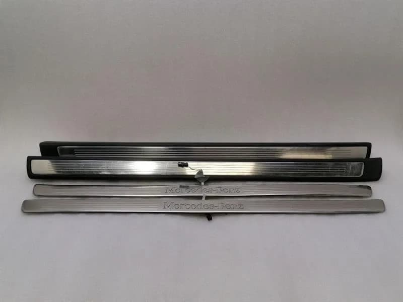 MERCEDES-BENZ Mercedes CL W217 door sill set A2176800535 LED door entry sill defect 2176800035