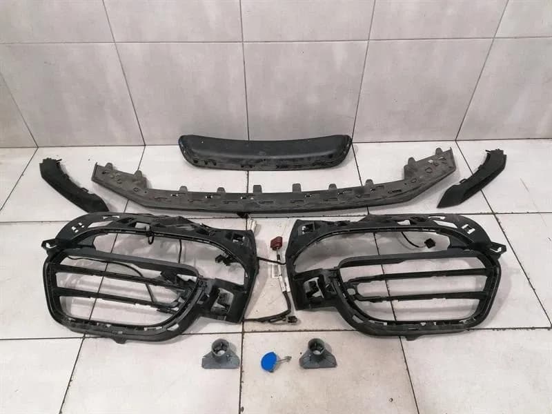 PORSCHE Porsche 911 991 Front Bumper Moulding 99150556900 Grille 99150552500 Grill