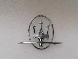 MASERATI Maserati Granturismo M145 Trident Badge Set 89095600 Trident Emblem Chrome — thumbnail 6