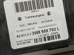 BENTLEY Bentley Continental GT W12 Left Door Window Motor 3W8959702L Power Window Motor — thumbnail 7