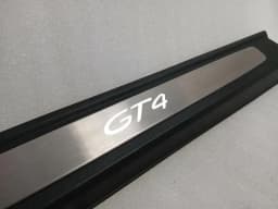 PORSCHE Porsche Cayman 718 GT4 Door Sill 981504982521E0 Door Sill Trim LED RIGHT — thumbnail 1