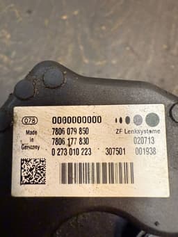 BMW 7806079850 7806177830 0273010223 Steering rack / parts, front, other BMW 5 (F10, F11) (2010-2017) — thumbnail 9