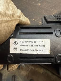 SKODA 5E9867871C Parcel shelf SKODA OCTAVIA III (5E) (2012-2019) — thumbnail 8