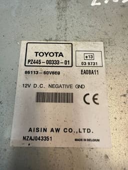 TOYOTA 8611360V860 Radio TOYOTA AVENSIS (T270) (2009-2018) — thumbnail 9