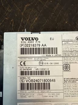 VOLVO 36001114 31310833 8V01 32218379 31667696 Radio VOLVO S60 II / V60 I (2010-2018) — thumbnail 8