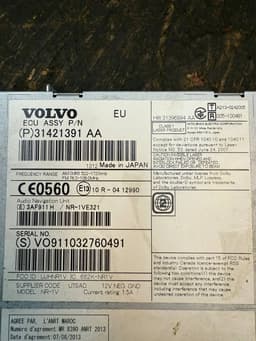 VOLVO 31421931 31421391AA 31396994 Radio VOLVO S60 II / V60 I (2010-2018) — thumbnail 8