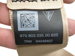 PORSCHE 97080303500 34055018 Seat Belt Rear Right PORSCHE PANAMERA I (970) (2009-2016) — thumbnail 6
