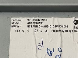 HYUNDAI 96160Q0421NNB Radio HYUNDAI BAYON (BC3) (2021-) — thumbnail 4