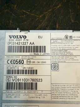 VOLVO 36050656 31396994 31433368 31667696 31421227 Radio VOLVO S60 II / V60 I (2010-2018) — thumbnail 10