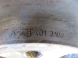 MERCEDES-BENZ A2214013202 Rim set With Tyres 4 pcs MERCEDES-BENZ S-CLASS Coupe (C216) (2006-2013) — thumbnail 9