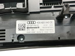 AUDI 4G0820043CE Heater control panel AUDI A6 / A6 ALLROAD (C7, 4G) (2010-2018) — thumbnail 3