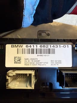 BMW 64116821431 6821431 Heater control panel BMW X3 (F25) (2010-2017) — thumbnail 6