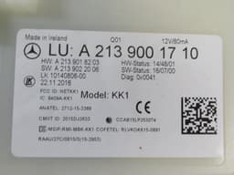 MERCEDES-BENZ A2139055500 A2139001710 Ignition control unit MERCEDES-BENZ E-CLASS (W213) (2016-2023) — thumbnail 2
