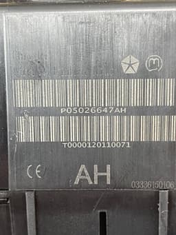 JEEP P05026647AH P05026647AE P05026647AI Ignition switch lock (ignition barrel) JEEP GRAND CHEROKEE IV (WK, WK2) (2010-2021) — thumbnail 3