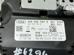AUDI 4G8920934D 0263725062 Instrument Cluster AUDI A6 / A6 ALLROAD (C7, 4G) (2010-2018) — thumbnail 4