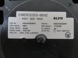 MERCEDES-BENZ A2218707058 Joystick (MMI control switch / pad) MERCEDES-BENZ S-CLASS (W221) (2005-2013) — thumbnail 2