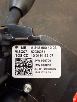 MERCEDES-BENZ A2129001003 2129001003 Indicator/wiper/slip ring switch (stalk) MERCEDES-BENZ C-CLASS (W204) (2007-2013) — thumbnail 10