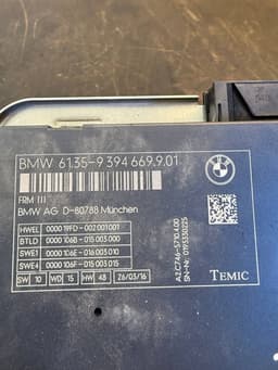 BMW 61359394669 9394669 Lights control unit BMW X3 (F25) (2010-2017) — thumbnail 7
