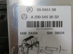 MERCEDES-BENZ A0265453432 A0345456232 A2305453032 A2305454032 A2305455432 Fuse box MERCEDES-BENZ SL-CLASS (R230) (2001-2012) — thumbnail 4