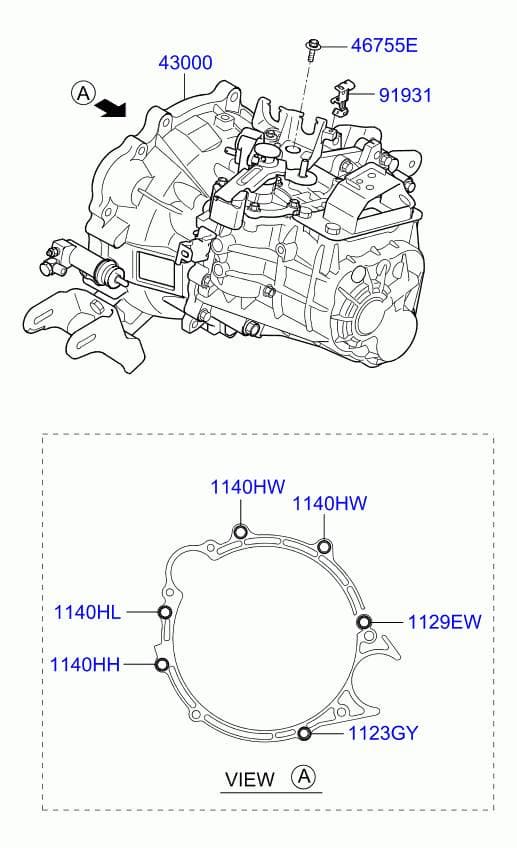 KIA WBJ6C Gearbox KIA CEE'D I (ED) (2006-2012)