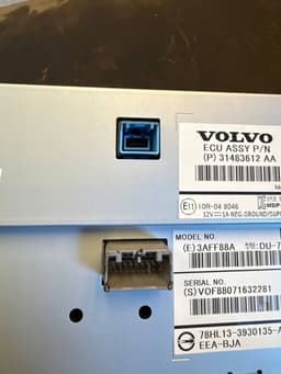 VOLVO 36011463 31382065 K108 31483612 Dash screen VOLVO S60 II / V60 I (2010-2018) — thumbnail 6