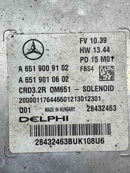 MERCEDES-BENZ 6519009102 6519004400 Engine Control Unit / module (ECU) MERCEDES-BENZ E-CLASS (W212) (2009-2016) — thumbnail 2