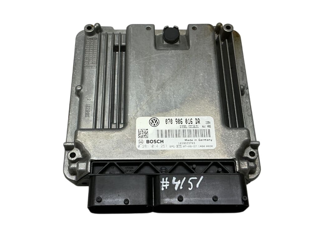 070906016DR 0281014251 Engine Control Unit / module (ECU) VW TRANSPORTER T5 / MULTIVAN (7H, 7E, 7J) (2003-2015)