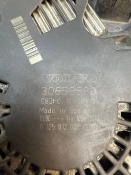 VOLVO 30659580 0125812009 Alternator VOLVO V70 III (BW) (2007-2016) — thumbnail 8