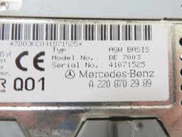 MERCEDES-BENZ A2208271242 A2208701889 A2208702989 A2208704189 Amplifier / receiver / car phone, other MERCEDES-BENZ SL-CLASS (R230) (2001-2012) — thumbnail 4