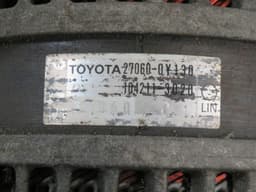 TOYOTA 27060-0Y130 Alternator TOYOTA YARIS III (XP130) (2010-2019) — thumbnail 3