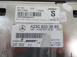MERCEDES-BENZ A2308203889 Audio amplifier MERCEDES-BENZ SL-CLASS (R230) (2001-2012) — thumbnail 4