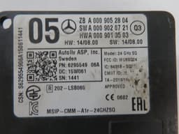 MERCEDES-BENZ A0009052804 A0009054907 BLIND SPOT radar sensor MERCEDES-BENZ E-CLASS (W212) (2009-2016) — thumbnail 2
