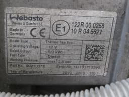 MERCEDES-BENZ 9021037E Auxiliary / pakring heater (webasto) MERCEDES-BENZ VITO / VIANO (W639) (2003-2014) — thumbnail 2
