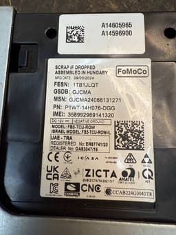 FORD P1WT14H076DGG Control units, other FORD RANGER III (TKE, PX) (2011-2023) — thumbnail 7