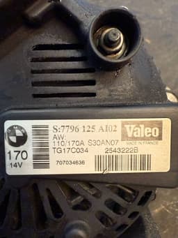 BMW 7796125 12317801173 12317796125 Alternator BMW X5 (E70) (2007-2013) — thumbnail 8