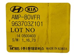HYUNDAI AMP80VFR Audio amplifier HYUNDAI i40 (VF) (2011-2019) — thumbnail 4