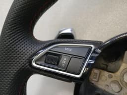 AUDI Audi RS5 8T RS4 A5 A4 B8 Steering Wheel LEATHER 8T0419091J Steering Wheel LEATHER BLACK — thumbnail 8