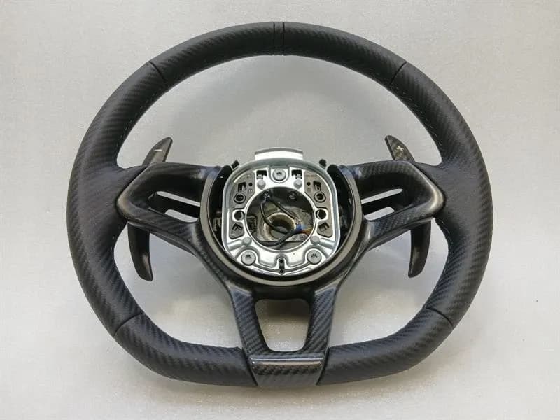 MCLAREN McLaren 720S Steering Wheel Carbon Leather Steering Wheel Senna 600LT PADDLES SET 765LT